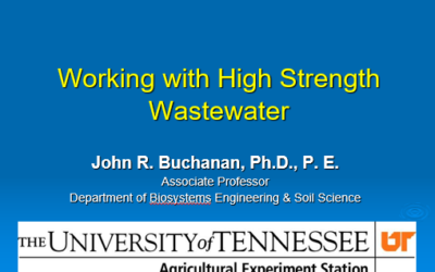 High Strength Wastewater