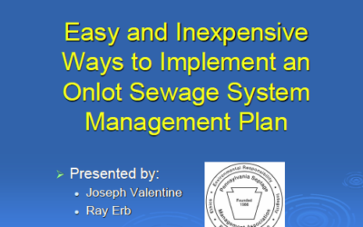 Township Toolbox for Sewage Management