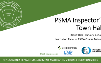 PSMA Inspectors Town Hall – Winter 2021