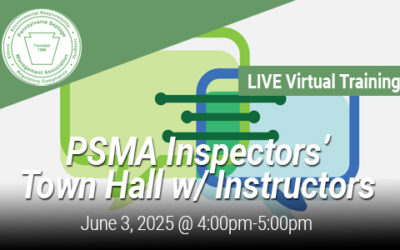 PSMA 2025 Inspector Town Hall – Webinar