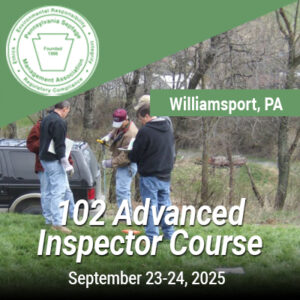 PSMA Certification (9/23/25 - 9/24/25): 102 Advanced Onlot Wastewater Treatment System Inspection Training Course